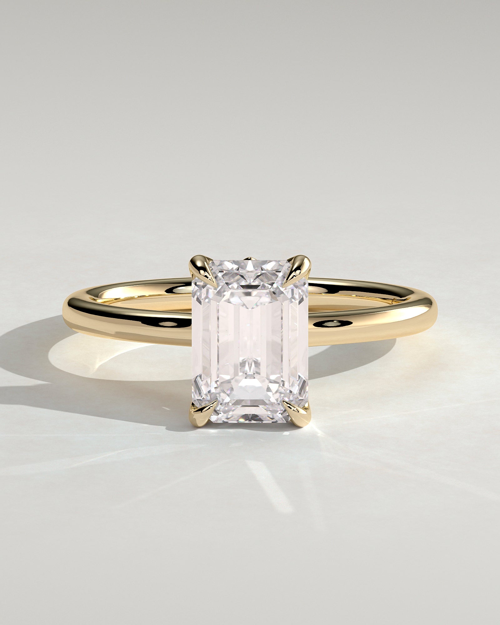 Round Halo, Pave & Split Shank Engagement Ring – 1.93 CT Lab Grown Diamond
